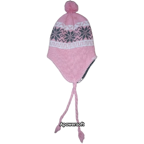 Pink Pom-pom Hat - Picture 1 of 3